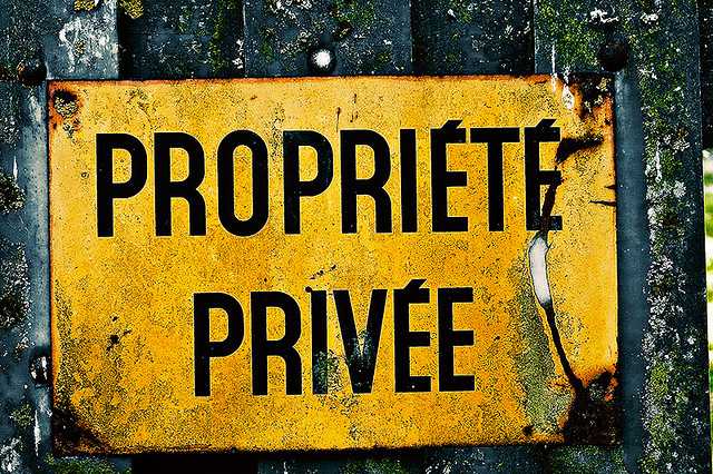 propriete privee